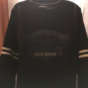 Harley Davidson mens long sleeve logo top 2X